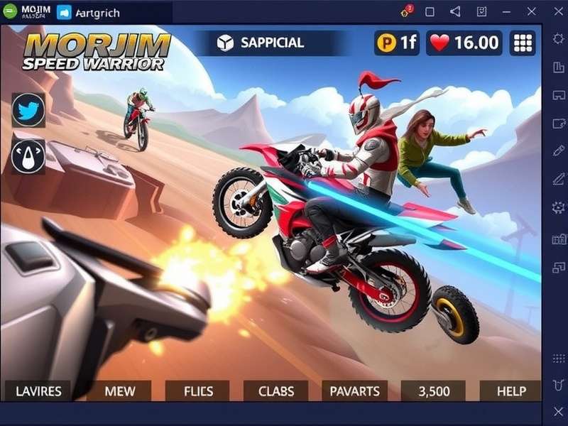 Morjim Speed Warrior Mobile Interface